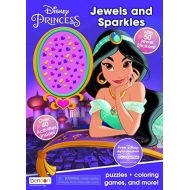 Disney Princess Bendon 45574 Aladdin Princess Jasmine Activity Book with Jewel Stickers, Multicolor