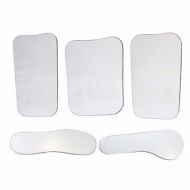 Binglinghua Dental Photograpy Mirrors Occlusal 2-sided Rhodium Plated Glass Intraoral Mirror Reflector Lingual Buccal Mouth Mirrors 5pcs/Set