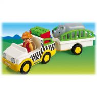 PLAYMOBIL Playmobil 6743 1.2.3 Safari Truck with Rhino