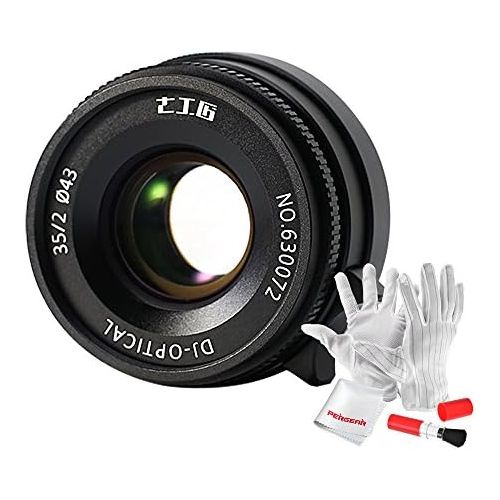  7artisans 35mm F2 Manual Prime Lens for Leica M Mount Cameras Like Leica M2 M3 M4-2 M5 M6 M7 M8 M9 M10 M4P M9p M240 M240P ME M262 M-M CL, Voigtlander M Mount Cameras - Black