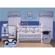 Bacati Little Sailor 9pc Crib Set