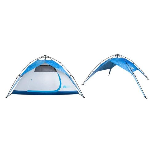  ZPBFQY FH Outdoor-Ausruestung Camping Doppel 3-4 Personen Automatisch Frei Zu Bauen Geschwindigkeit Offenes Zelt, Wasserdichte Sonnencreme, 230 × 200 × 135 cm