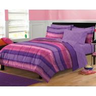 My Room Tie Dye Ultra Soft Microfiber Comforter Sheet Set, Multi-Colored, Queen
