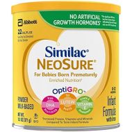 Similac NeoSure Infant Formula with Iron, For Babies Born Prematurely, Powder, 13.1 ounces (Pack of 6), Powder(White)