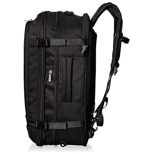  [아마존베스트]AmazonBasics Carry On Travel Backpack - Black