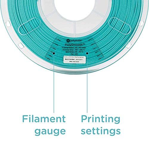  Polymaker PolySmooth 3D Printer Filament, Layer-Free 3D filament, Transparent, 2.85 mm Filament, 750g