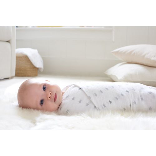  Aden + anais Aden by aden + anais Swaddle Blanket | Muslin Blankets for Girls & Boys | Baby Receiving Swaddles | Ideal Newborn Gifts, Unisex Infant Shower Items, Toddler Gift, Wearable Swaddlin