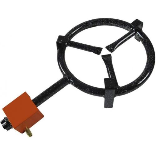  Garcima Paella-Single Ring Butan/Propan Gas-Brenner, Schwarz, 20cm