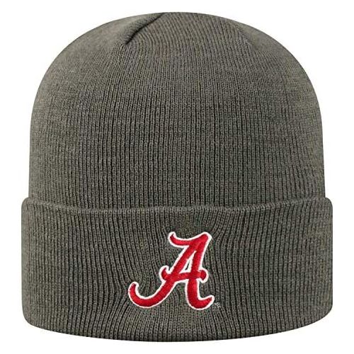  Top of the World NCAA Mens Cuffed Knit Hat Charcoal Icon
