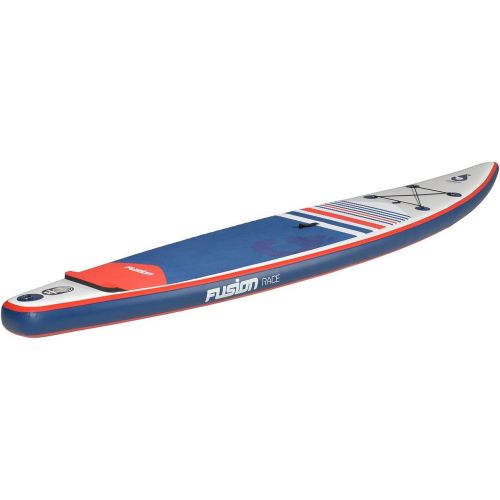  Paddle board Inflatable Stand up Paddle Board, Fusion RACE 12’6 Long 6.0 Thick for Extra Stability up to 130Kg | Non-Slip Pad, Wide Stance with Bottom Fin for Paddling and Surf Control | with A