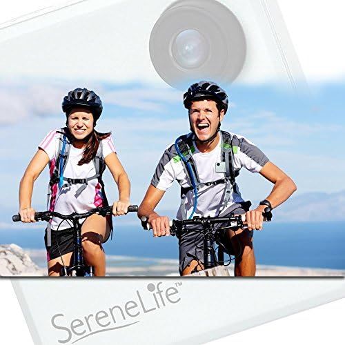  Serene Life Clip-on tragbare Kamera, 1080 Pixel Full-HD mit integriertem W-Lan., SLBCM18SL, silber