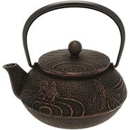 Iwachu Japanese Iron Tetsubin Teapot, Black