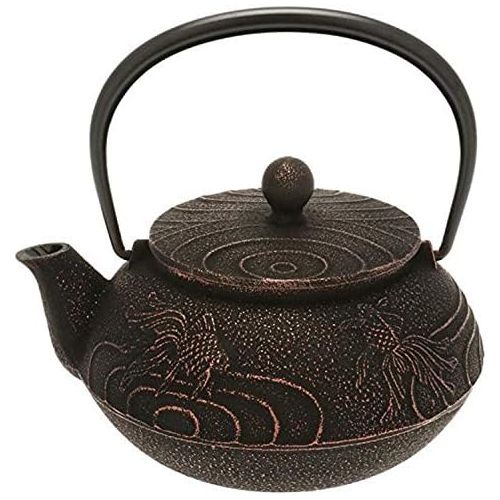  Iwachu Japanese Iron Tetsubin Teapot, Black