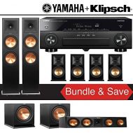 Klipsch RP-280F 7.2-Ch Reference Premiere Home Theater Speaker System with Yamaha AVENTAGE RX-A880 7.2-Channel 4K Network AV Receiver