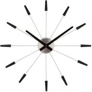 NEXTIME NeXtime Plug Inn Wall Clock, SilverBlack