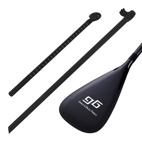  G&B Paddle Lightweight 3-Piece Carbon Fiber Stand Up Paddle Adjustable SUP Paddle
