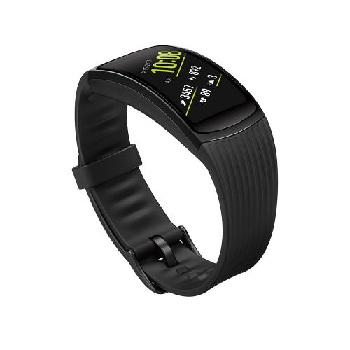 삼성 Samsung Gear Fit2 Pro Smartwatch Fitness Band (Large), Liquid Black, SM-R365NZKAXAR  US Version with Warranty