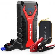 DBPOWER 2000A 20800mAh Portable Car Jump Starter (up to 8.0L Gas/6.5L Diesel Engines) Auto Battery Booster Pack with Dual USB Outputs, Type-C Port, and LED Flashlight