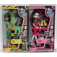 Monster High Exclusive Lot: I LOVE SHOES! Cleo & Draculaura! Set of 2!