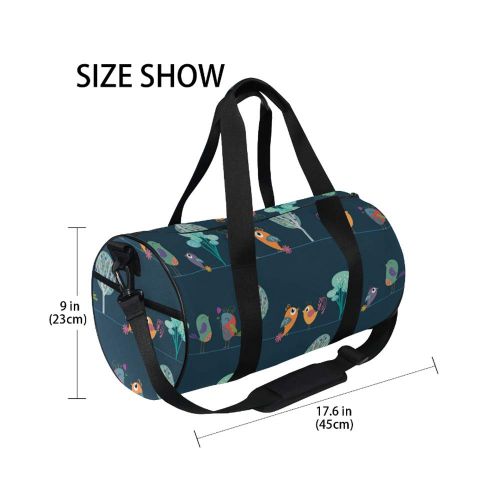  ArtsLifes Animal Cool Travel Duffel Bag Foldable Large Travel Bag Weekend Bag Checked Bag Luggage Tote 17.6 x 9 x 9 inches