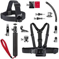 Mantona Erde GoPro Set for All Types of Sports, Set Snow and Ice