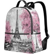 ALAZA Use4 Hipster Cat Union Jack Polyester Backpack School Travel Bag (Color19)