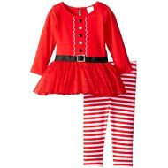 Youngland Baby Girls Santa Suit Dress and Legging Set