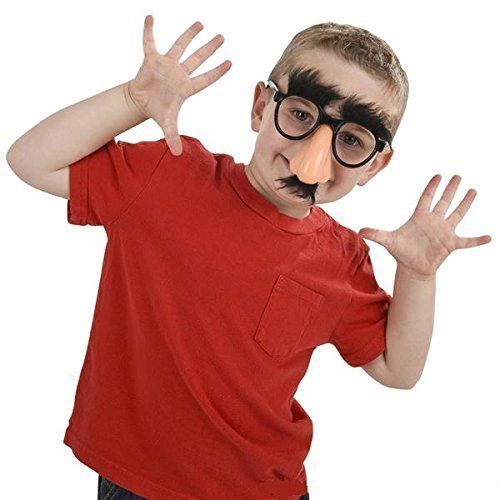  Kicko Disguise Glasses Funny Nose - Eyebrows Mustache - 24 Pack Kids Great Party Favor, Fun, Fiesta, Costume, Halloween, Cinco De Mayo Kidsco