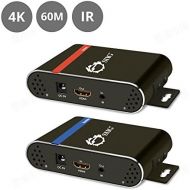 [아마존베스트]SIIG 197ft 4K 60Hz (4:2:0) HDMI Extender Over a Single CAT5e/6 Cable with IR - Resolution 60m (4K 30Hz) 30m (4K 60Hz)