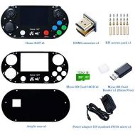CQRobot Raspberry Pi Handheld Game Console Accessories Kit, Includes Game HAT for Raspberry Pi A+B+2B3B3B+, with Micro SD Card, 3.5 inch IPS Screen, 480X320 Resolution and Battery Capa