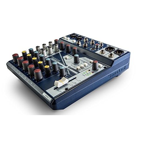  Soundcraft Notepad-8FX Small-format Analog Mixing Console with USB IO and Lexicon Effects