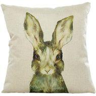 Kissenbezug 45 x 45 cm Tier Kaninchen kopfkissenbezuege Sofa Taille Lendenkissen Home Decor LuckyGirls