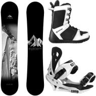 System Timeless and Summit Complete Mens Snowboard Package New 2019
