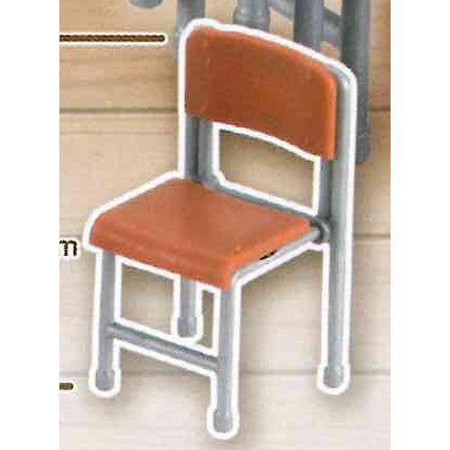  School desk and chair 5: chair (brown) Epoch Gachapon