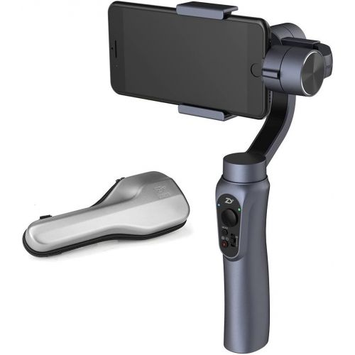 지윤텍 Zhiyun Smooth-Q 3-Axis Handheld Gimbal Stabilizer for Smartphone Like IPhone 7 Plus 6 Plus Samsung Galaxy S7 S6 S5 Wireless Control Vertical Shooting Panorama Mode (Grey)