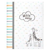 [아마존베스트]C.R. Gibson Carters Hello World Animal Themed Bound Baby Memory Book, 64 Pages, 9 W x 11.125 H