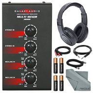 Photo Savings Galaxy Audio JIBMM Jacks in the Box Multi Mixer Kit with Headphones+Batteries+Cables and FiberTique Cloth