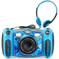 [아마존베스트]VTech Kidizoom Duo 5.0 Deluxe Digital Selfie Camera with MP3 Player & Headphones, Blue