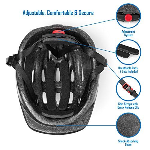  TeamObsidian KIDS Bike Helmet  Adjustable from Toddler to Youth Size, Ages 3-7 - Durable Kid Bicycle Helmets with Fun Aquatic Design Boys and Girls will LOVE - CSPC Certified for Safety and Co