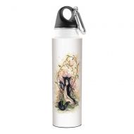 Tree-Free Greetings VB47560 Amy Brown Fantasy Artful Traveler Stainless Water Bottle, 18-Ounce, Little Wolf Sister Fairy
