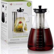 Teabloom Precision All-Brew Beverage Maker  Extra Large Stovetop Safe Glass Teapot / Coffee Maker -...