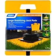 Camco 44541 Large RV Stabilizing Jack Pads Without Handle, Helps Prevent Jacks from Sinking, 14 Inch x 12 Inch Pad - 2 Pack