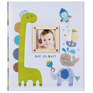 C.R. Gibson Dinosaur Boy oh Boy First Five Years Memory Baby Book, 64pgs, 10 W x 11.75 H