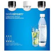 [아마존핫딜]SodaStream 3Flaschen fuer Wassersprudler Wasser, 1Liter, Typ Fuse, kompatibel mit Modellen Trinkwassersprudler Source, Play, Power, Spirit