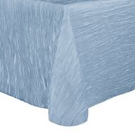 Ultimate Textile -18 Pack- Crinkle Taffeta - Delano 90 x 156-Inch Rectangular Tablecloth, Ice Blue