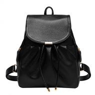 LIZHIGU Women Leather Backpack Purse Durable School Travel Bag For Girl Ladies