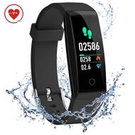 DoSmarter Fitness Tracker, Color Screen Activity Health Tracker with Heart Rate Blood Pressure Monitor, Waterproof Smart Pedometer Watch Band with Step Calories Counter for Kids Wo