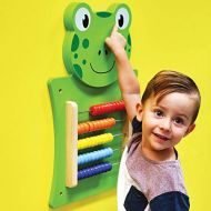 Learning Advantage Frog Activity Wall Panel - 18M+ - in Home Learning Activity Center - Wall-Mounted Toy for Kids - Decor for Bedrooms and Play Areas