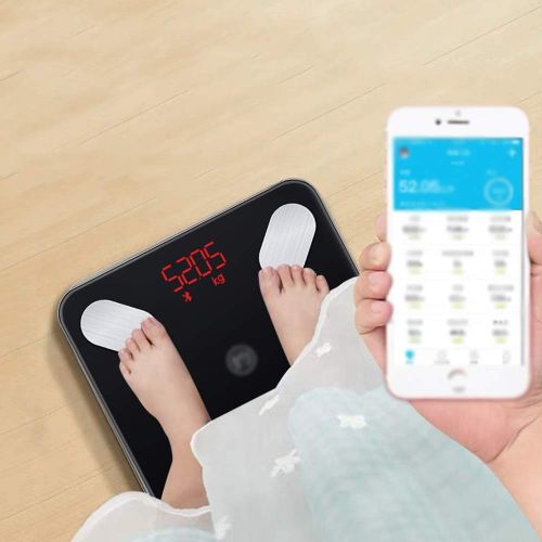  XF Scales Body Fat Scale - Digital Body Fat Bathroom Scale with BMI high Precision Intelligent Weight Scale Body Composition Analyzer and Smart Phone APP Professional Gym Bathroom