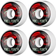 Powell-Peralta Powell Peralta Oval Dragon 4 56mm 90a WHT W/BLK/RED Wheels Set